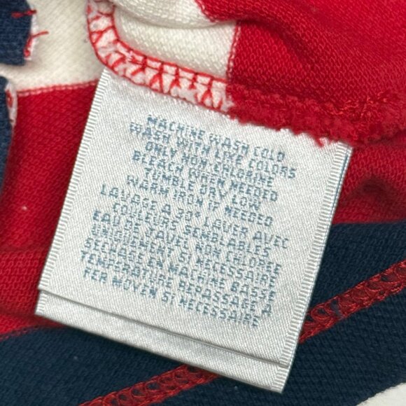 Ralph Lauren Baby Polo Shirt 3M Red White Navy Stripes – Toddler / Infant - Picture 5 of 11